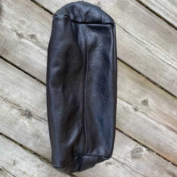 Vintage In Pell Italy Leather Bag Black - Picture 5 of 6